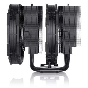 Cooler CPU Noctua NH-D15S chromax.black, design cu două turnuri, finisaj negru - Ventilator de PC