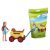 Schleich Farm World girl and labrador puppy with wagon playset in packaging