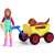 Schleich Farm World Puppy Wagon Ride playset with girl and labrador puppy