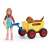 Schleich Farm World Puppy Wagon Ride playset with girl and labrador puppy