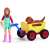 Schleich Farm World Puppy Wagon Ride playset with girl and labrador puppy