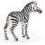 Schleich 14811 Zebra Csikó Figura, oldalnézet