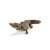 Schleich 14736 Krokodil figura, realisztikus, részletes, barna, zárt száj, oldalnézet