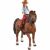 Schleich Hannah Riding Cayenne Horse Figure