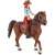 Schleich Horse Club Hannah riding Cayenne Horse