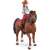 Schleich Horse Club Hannah riding Cayenne Horse