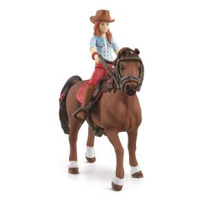 Schleich - Hannah és Cayenne - Lovas Figura - Játék