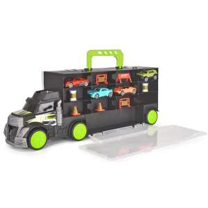 Dickie Toys City - Hordozható autószállító kamion 4db járművel és kiegészítőkkel (203747007) 54757269 Játék autó - Kamion