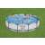 Bestway Steel Pro MAX 366x76cm fémvázas medence, ahol egy család élvezi a medencét