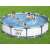 Bestway Steel Pro MAX 366x76cm fémvázas medence, ahol egy család élvezi a medencét
