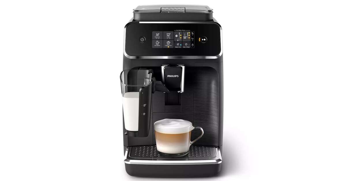 Philips Series 2200 EP2232 40 Automatic Coffee Maker Black Pepita