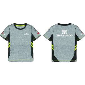 Trabucco GNT & XTR pro dry-teck Y póló szürke színben sárga és fekete betétekkel - Póló