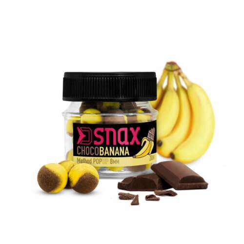Delphin Snax Chocobanana Method Pop Up 8mm horgászcsali, csokoládé-banán ízű - PopUp