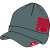 Trabucco GNT-Tecnik Peacked kötött sapka, szürke színben, piros logóval
