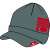 Trabucco GNT-Tecnik Peacked kötött sapka, szürke színben, piros logóval