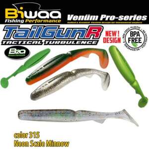 Biwaa TailgunR 3,5&quot; 9cm 315 Neon Scale Minnow gumihal 7db/csg 80662783 