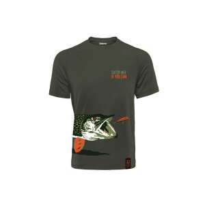 Delphin Catch Me If You Can Csuka póló, sötétzöld, elülső nézet - Póló