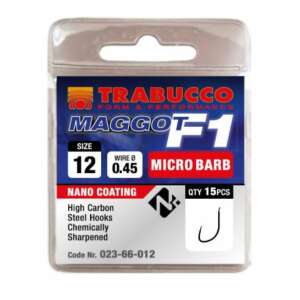 Trabucco F1 Maggot mikro szakállas horog 18 15 db 80544333 