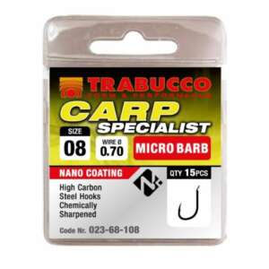 Trabucco Carp Specialist mikro szakállas horog 10 15 db 80539247 
