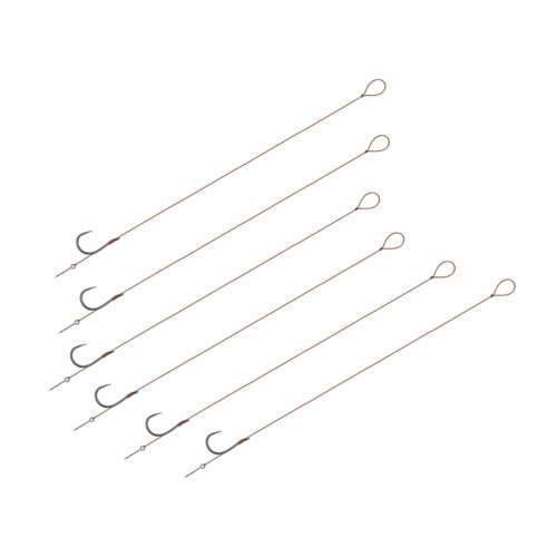 Delphin Proxi 8 Sting feeder horgok, 8-as méret, szakáll nélküli, forgóval, 6 db-os csomag - Előkötött horog