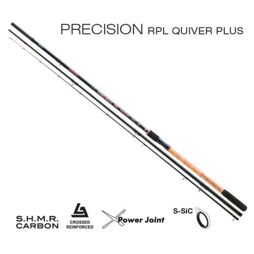 Trabucco Precision RPL Quiver Plus 330 feeder horgászbot, nagy ellenállású szén, S-SiC gyűrűk, EVA-parafa markolat - Feeder és picker bot