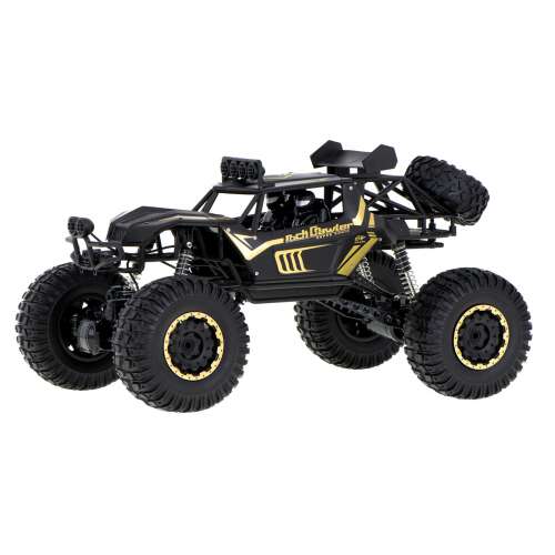 Ikonka RC Rock Crawler 1:8 Scale Remote Control Car - Black