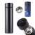 Black stainless steel thermos with LED temperature display, 500ml, Smart Cup brand