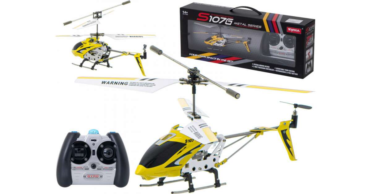control helicopter gyroscopes system s107g metal series