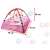 Ikonka Pink Baby Activity Gym and Play Mat with Balls, dimensions