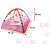 Ikonka Pink Baby Activity Gym and Play Mat with Balls, dimensions