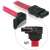 Delock SATA cable 50cm red right angle connector