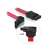 Delock SATA cable 50cm red right angle connector left side