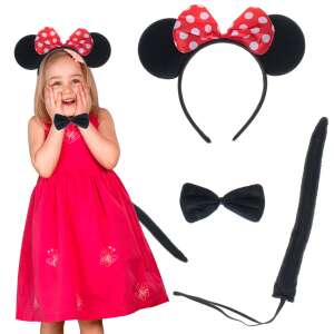 Set costumatie Mouse, bentita, papion, coada, negru 58613733 Costume pentru copii