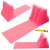 Inflatable pink beach mat with backrest 58613661