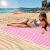 Beach mat beach picnic blanket 200x200cm pink 80315086