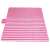 Pink striped beach blanket, 200x200cm