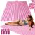 Strandmatte Strand Picknickdecke 200x200cm rosa 80315086
