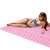 Strandmatte Strand Picknickdecke 200x200cm rosa 80315086