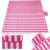 Strandmatte Strand Picknickdecke 200x200cm rosa 80315086