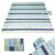 Strandmatte Strand Picknickdecke 200x200cm blau 58656677