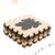 Foam Sponge puzzle 85x85x1cm #brown-black 55980568
