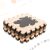 Foam Sponge puzzle 85x85x1cm #brown-black 55980568