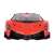 Piros 1:18 méretarányú távirányítós sportkocsi elülnézet