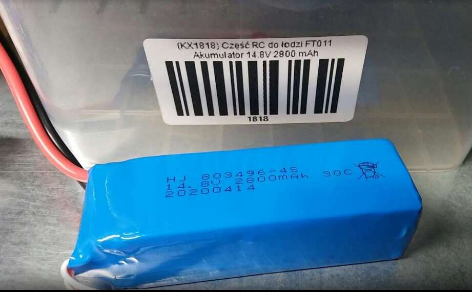 RC hajó alkatrész FT011 Akkumulátor 14.8V 2800 mAh