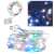 10 meter multi-color LED fairy lights with battery pack