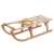 Wooden sled, 75 cm, with rope, for kids, winter fun