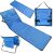 Foldable Beach Lounger with Backrest 150x47x48cm 117710950