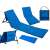 Foldable Beach Lounger with Backrest 150x47x48cm 117710950