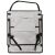 Beach mat with folding backrest 150x47x48cm grey 66839279