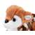 Close-up of the face of the Özike plüss 18 cm, brown and white plush deer toy